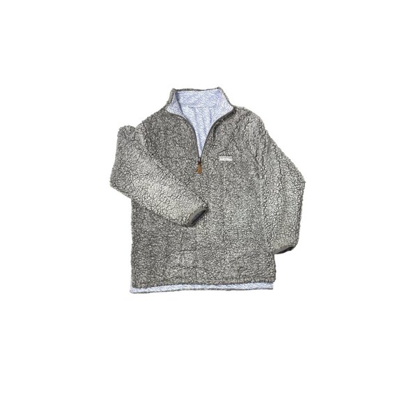 USA Palm Reversible Fleece, light grey/blue, size XS (fits like regular S) - Picture 1 of 4